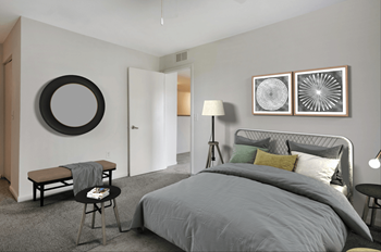 Carpeted bedrooms and living spaces